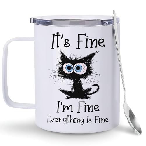 Taza aislante de acero inoxidable 12 oz para café miniatura 1