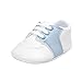 Estamico Zapatos Sneakers para bebés de Cuero sintético, Zapatillas bebé niño，Azul Claro 0-6 Meses