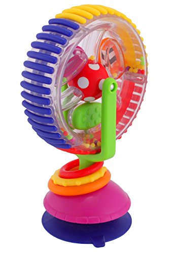 Image of Sassy Wonder Wheel Spinning High Chair Tray Toy, Age 6+ Months