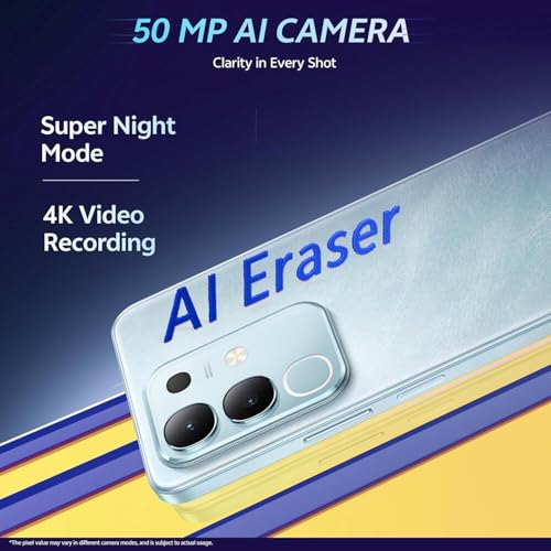 vivo T4x 5G Marine Blue 8 GB RAM 256 GB ROM | Dimensity 7300 5G | Octa Core Processor | 50MP + 2MP Rear Camera | 6500 mAh Battery view 2