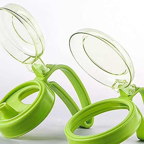 AQQWWER Auslaufsichere Gewürzgläser aus Glas, 3er-Set, perfekt für die Küche, luftdichte Behälter für verschiedene Gewürze und Gewürze