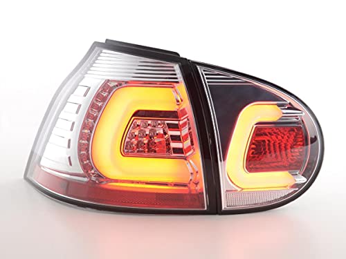 Feux arrière V. Golf 5 2003-2008 Chrome Led pour remplacement bloc optique