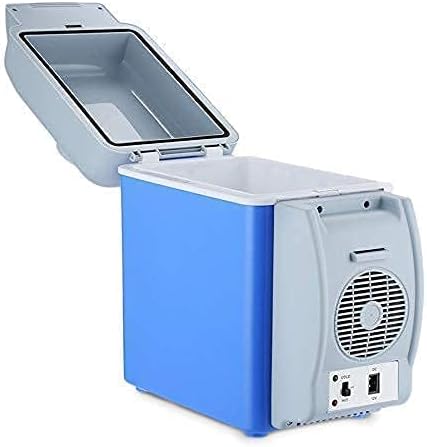 Ollies 7.5L Mini Car Refrigerator Portable Thermoelectric Car Compact Fridge Freezer DC 12V Travel Home Electric Cooler and Warmer Durable Portable Cold Compact Fridge