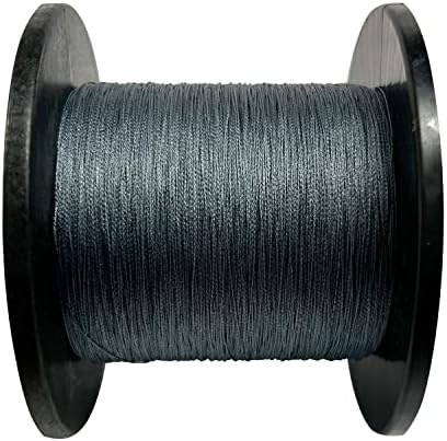 Braided Fishing Line 4 Strand Abrasion Resistant Braided Line 10LB to 90 LB Test for Salt-Water, 547/1094Yards, Cost-Effective, Zero Stretch, Smaller Diameter for Extra Visibility, Variety Colors