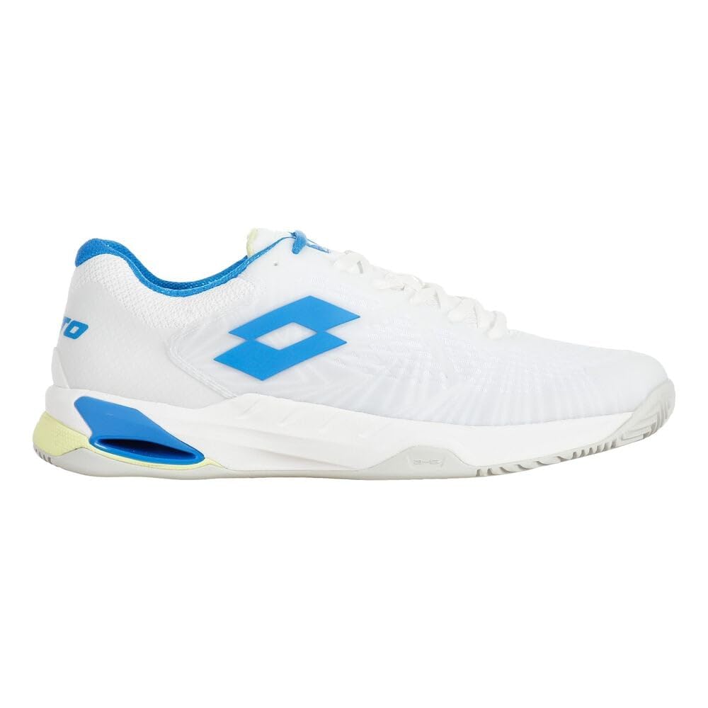 Lotto Herren Mirage 100 Ii Cly Tennisschuhe Sandplatzschuh Weiß-Blau Eu Neu