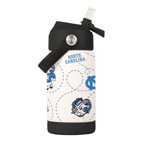 Image of Logo Brands NCAA Mascot Stainless-Steel Kids Bottle -Soft Silicone Mouthpiece, Easy To Carry, Kid-Friendly Design- Great For School & On-The-Go