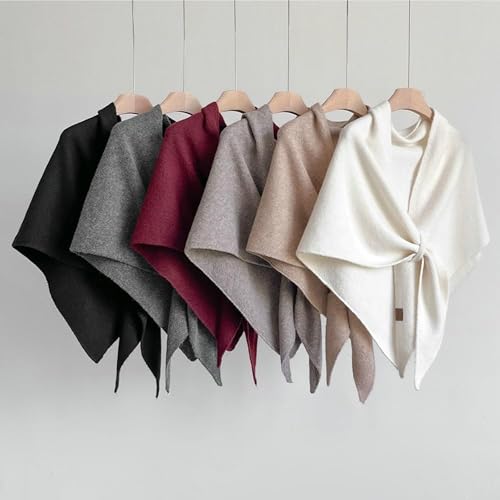 Pashmina Shawl Wraps for Women, Knitted Cardigan Shawls Cape Wool blend shawl Cashmere Shoulder Fleece Top2