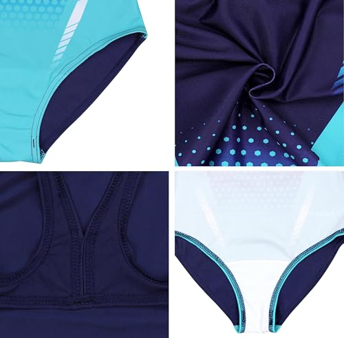 Bañador natación niña Aquarti duradero que no se deforma con el cloro 4