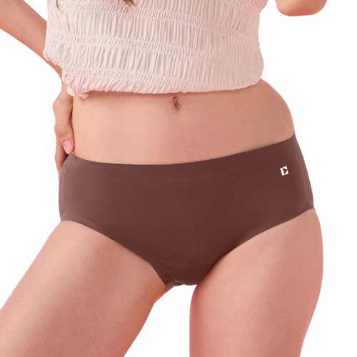 Image of Enamor Innovations Invisi, Fit Flex, No Visible Panty Lines, All Day Comfort, Mid Waist Brief Panty for Women - Antimicrobial with Stain Release, Bonded Free Cut, Regular Coverage - IP02
