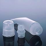 CHDHALTD 5Pcs 10ml Empty Tubes Lip Gloss Balm Sunscreen Cream Clear Cosmetic Containers Squeeze Dispensing Bottle Lip Stick Containers