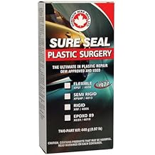 Dominion Sure Seal Plastic Surgery All-Purpose Sealant - Ideal for Dewalt Tools, JB Weld Epoxy, Bondo Kits, 2K Clear Coat, Leather Repair, and Plastic Welding Applications - 440 g