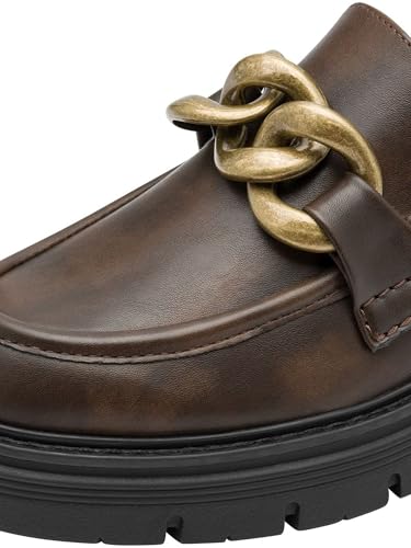 Image of MARCO TOZZI Women's Elegant Vegan Loafer with Heel