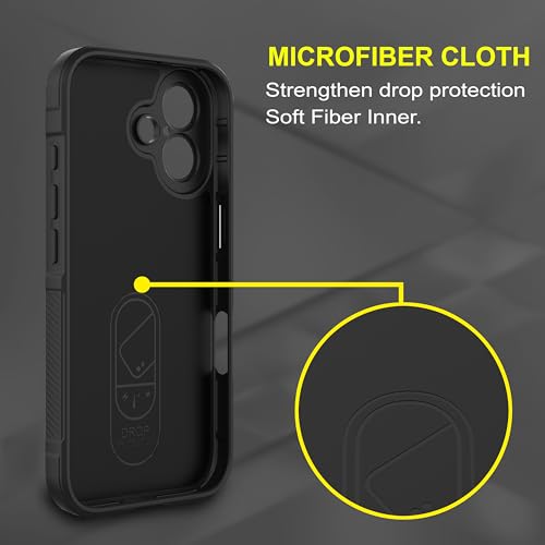 Image of amazon basics Back Case Cover for iPhone 17 | Compatible for iPhone 17 Back Cover | Liquid Silicon Magic Case with Camera Protection | Black