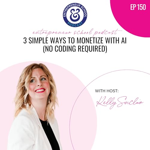 『3 Simple Ways to Monetize with AI (No Coding Required)』のカバーアート