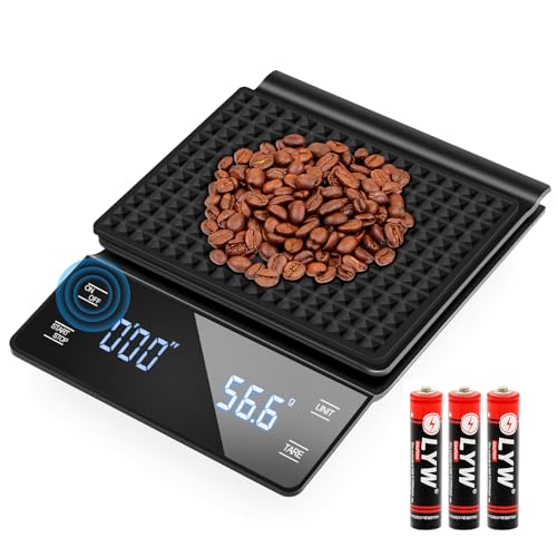 Digital Coffee Scale with Timer 0.1g/3KG High Precision Kitchen S...