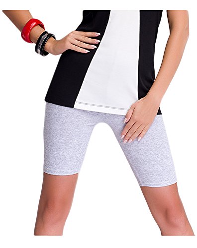 Leggings corti da donna, in cotone mélange S