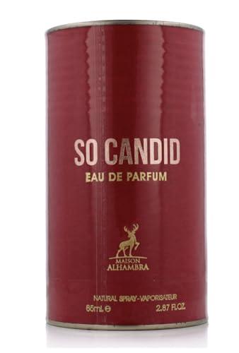 SO CANDID Eau de Parfum, 85 ml (Original), Eau de Parfum Woman Oud Oriental Musk, 85 ml. Hinweise: Gardenie, Honig, Patchouli.