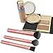Real Techniques Flawless Base Makeup Brush Kit 2.0, Face Brush Set for Liquid, Cream, & Powder Products, Bronzer & Foundation, Streak Free Makeup Application, Soft Synthetic Brushes, 3 Piece Set
