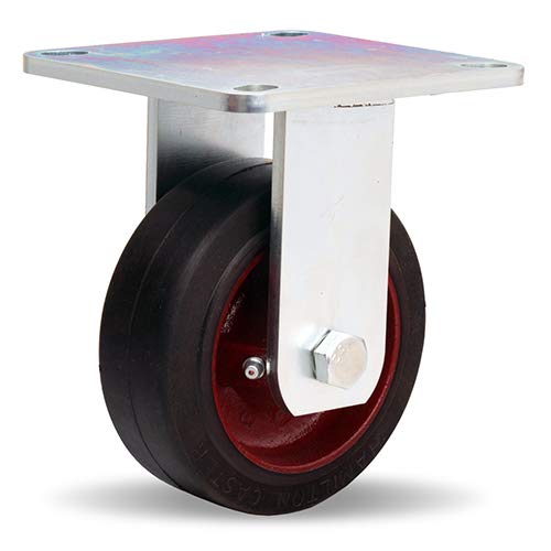 Hamilton (R-MS-5R) 5" Mold-On Rubber Wheel Medium Duty Rigid Caster
