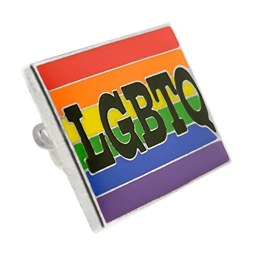 Image of PinMart Gay Pride LGBT Enamel Lapel Pin