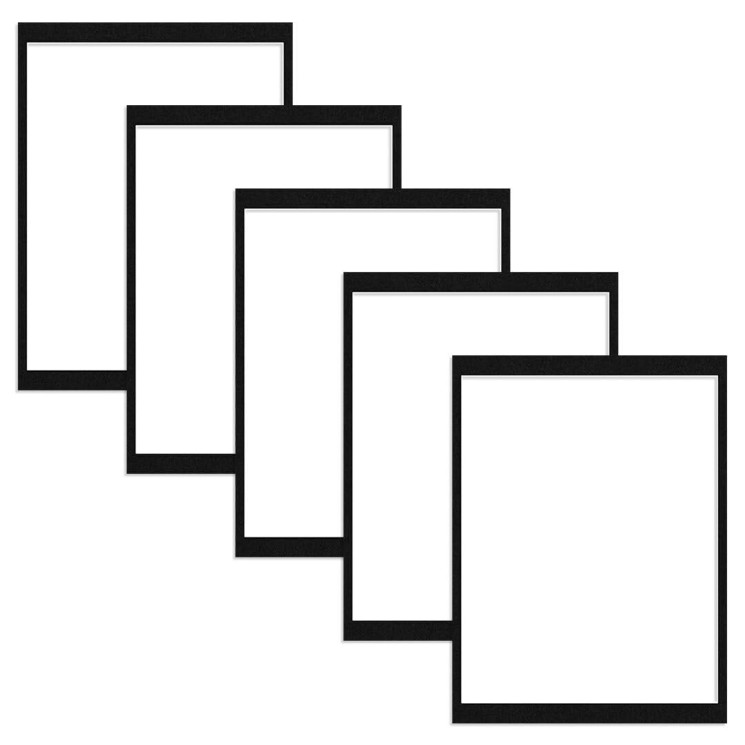 Alison Kingsgate 12X16 Picture Mounts for 14X11 Aperture – Precision Cut Cardboard Photo Mounts – Ideal for Frames, Posters, Prints, Artwork & Certificates – (Pack of 5)