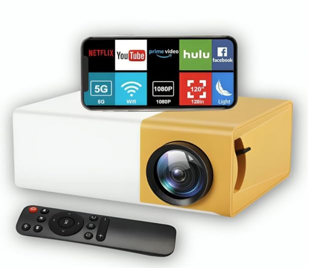 HAILFIRE® UC500 Mini LED Projector for Home | 3500 Lumens Portable Theater Projector with Remote | HDMI, USB, AV, SD Card Support | Compact Corded Movie Projector for Kids & Adults-image-19