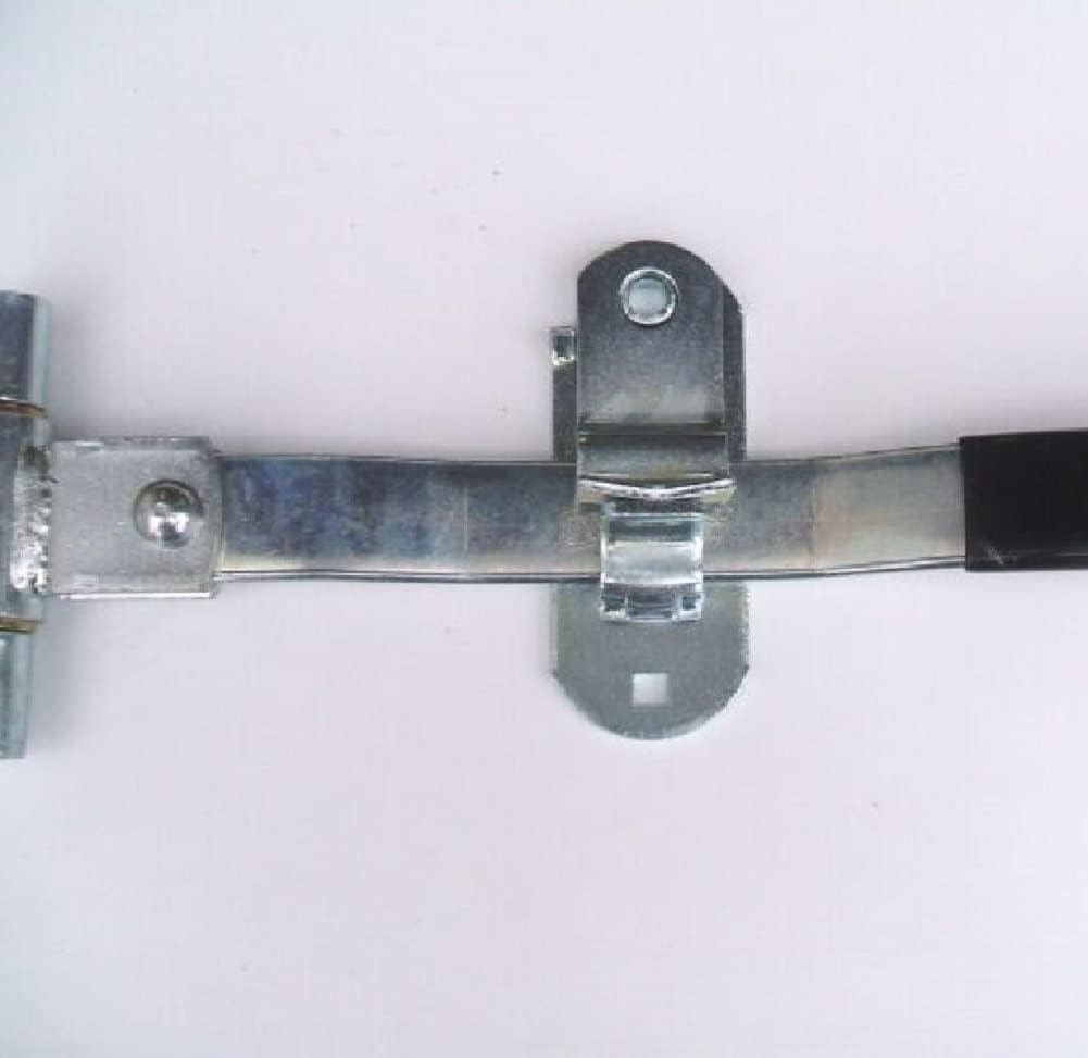 2 Pieces Cargo Trailer Door HASP Barlock Handle Keeper Padlock Race Car / 2" wide x 5-1/16", Holes 3/8" Diameter, 4" Center