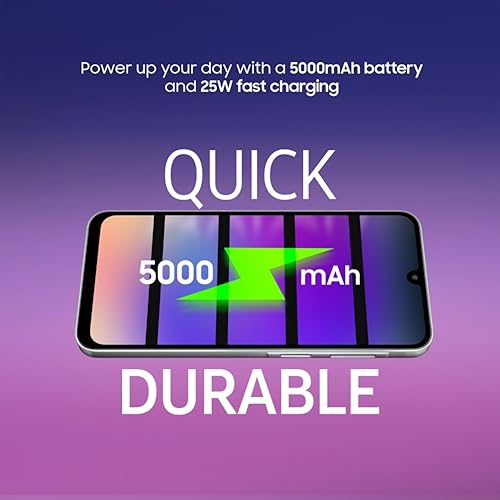 Image of Samsung Galaxy F17 (Violet Pop, 6GB RAM, 128GB Storage)| 6.7 inch FHD+ Super AMOLED Display | Exynos 1330 Processor | 50MP OIS Triple | 13MP Front Camera | 5000mAh | 25W Fast Charging | IP54 Rating