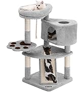 Amazon | FEANDREA キャットタワー 大型猫用 安定感 コンパクト 巨大猫