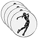 Gatuida 4pcs Hat Clip Für Golfballmarkierung Mit Metal Cap Clip Für Reisegolfzubehör Für Frauen Lustige Ball Marker Hut Clip