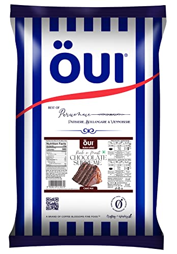 Image of OUI Rich N Moist Chocolate Supreme Cake Mix I Egg-Based Cake Premix | 5Kg