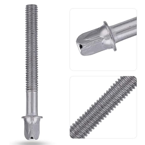 10 Piezas Varillas de Tensión para Bombo 70mm miniatura 7