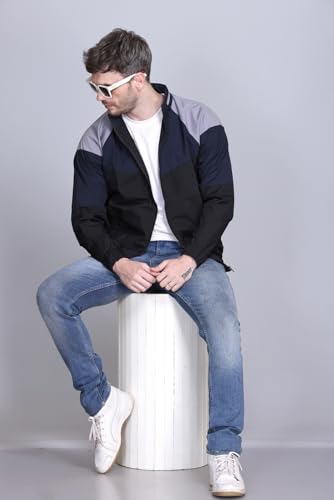 Image of eKools Men's Winter Wear Nylon Windcheater Jacket (wind1)