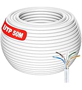 164 ft/50m Bulk rj45 Cable UTP Ethernet Network Cable Outdoor | CAT 6, 23 AWG, UTP | Gigabit LAN ...