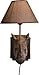 Produktbild Kare Design Wandleuchte Rhino, rustikale Tierkopf Wanddekoration für den Innenbereich, Kolonialstil, Braun (H/B/T) 39,5x26,5x24,5cm