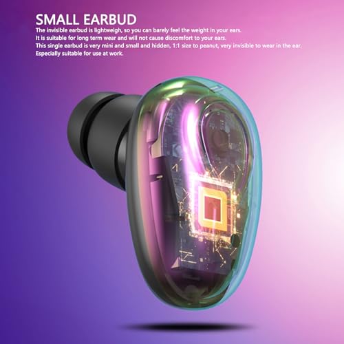 Mini Auricular Bluetooth Inalámbrico Con Micrófono ASHATA miniatura 2
