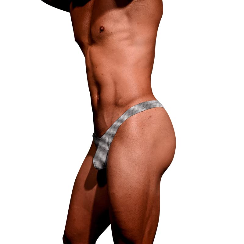 Men's Sexy Briefs Bikini Thong Underwear Cotton Low Rise Stretch Breathable Enhancing Bulge Pouch4