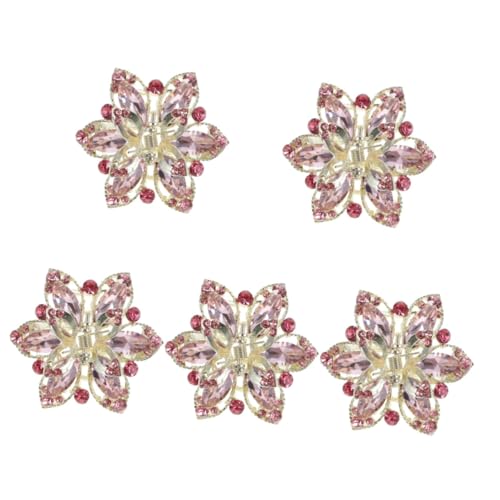 Barrettes à cheveux miniature strass style bureautique et pinces de petite fleur
