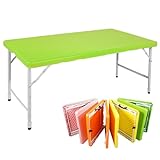 【Dimensioni Regolabili】Con dimensioni aperto di 125 x 61 x 58-74 cm e chiuso di 62 x 61 x 9 cm, il tavolo offre spazio sufficiente per circa 6-8 persone. Il peso di circa 9.2 kg garantisce un equilibrio ottimale tra stabilità e facilità di trasporto.