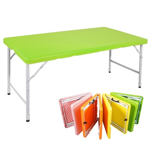 【Dimensioni Regolabili】Con dimensioni aperto di 125 x 61 x 58-74 cm e chiuso di 62 x 61 x 9 cm, il tavolo offre spazio sufficiente per circa 6-8 persone. Il peso di circa 9.2 kg garantisce un equilibrio ottimale tra stabilità e facilità di trasporto.