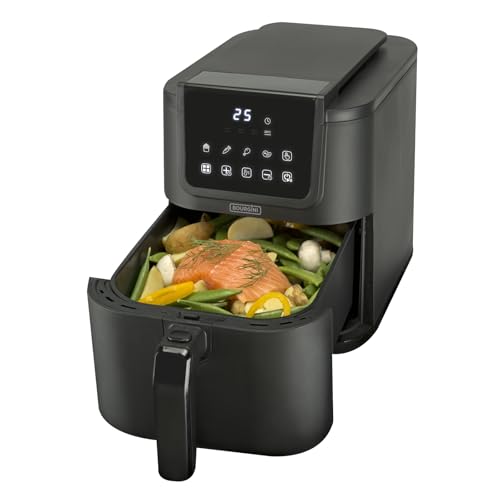 Bourgini Slimfit Airfryer XL – Heißluftfritteuse – 5 Liter – 1500 W – mit keramischer Antihaftbeschichtung – Bild 3