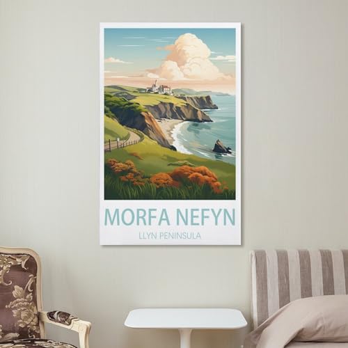 Poster mural toile Morfa Nefyn résout le problème des murs vides