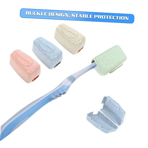 Tapas para cepillos de dientes SOLUSTRE 40 unidades fundas de viaje 7