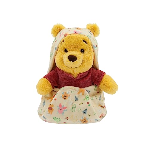 Image of Disney Store Official Babies Collection: Stitch Pooh in Swaddle with Detailed Plush Features - Official Soft Toy - Stuffed Animals for Babies - Perfect for Fans & Kids