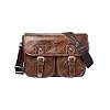Fossil Leather or Fabric Courier Messenger Bag for Men