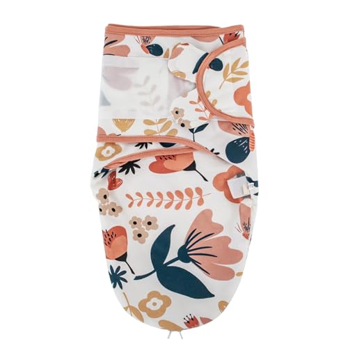 Image of HOUSBAY 100% Cotton Baby Swaddle Blanket Boy Girl Soft Material Newborn Adjustable Swaddles for 0-3 Months 2-Way Zipper Sleep Sack 1 Pack Wrap Set