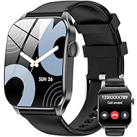 Curve Smart Watch for Men Women, 1.91" Smartwatches with 120+ Sport Modes, Fitness Tracker with Bluetooth Call, Waterproof Activity Tracker Smartwatch for iOS Android Phones