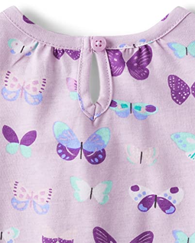 The Children's Place Baby-Girls Newborn Short Sleeve Romper 2 Pack, Butterfly/Flowers, 0-3 Months #TOP1
