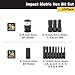 Titan 16038 13-Piece Metric Impact Grade Hex Bit Set