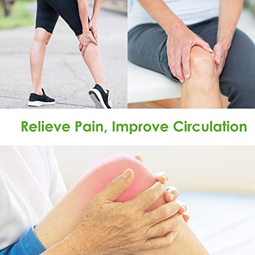 Amzdeal Leg Massager for Circulation Thigh and Calf Massager with Knee Heating, Leg Compression Machine, Home & Office Use